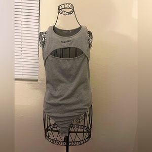 Fashion Nova ‘Blessed’ crotch snap top